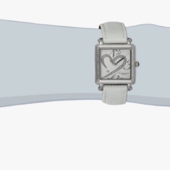 STUHRLING DIAMOND WHITE WATCH - Picture 2 of 14